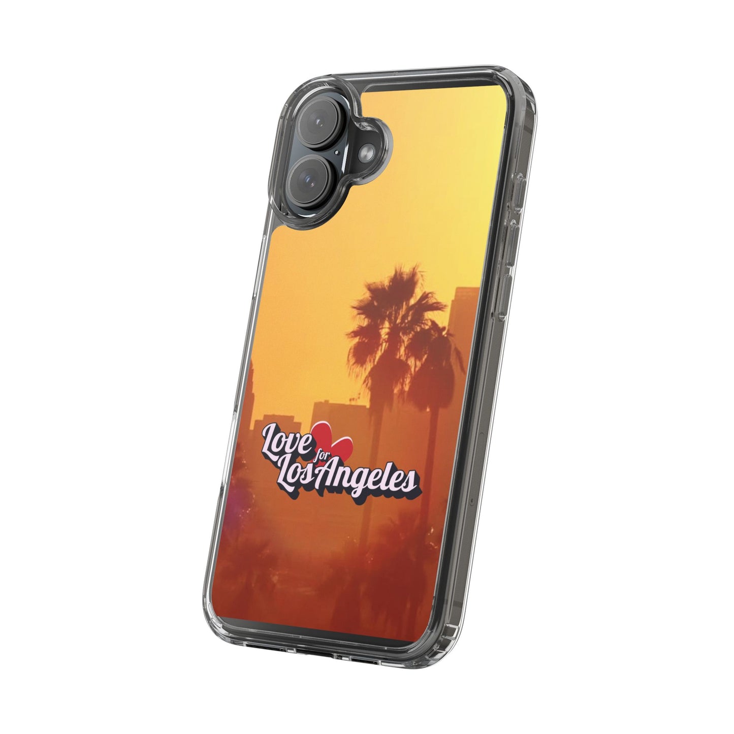 Love 4 Los Angeles  - Phone Case - Clear Cases with Sunset Design📱