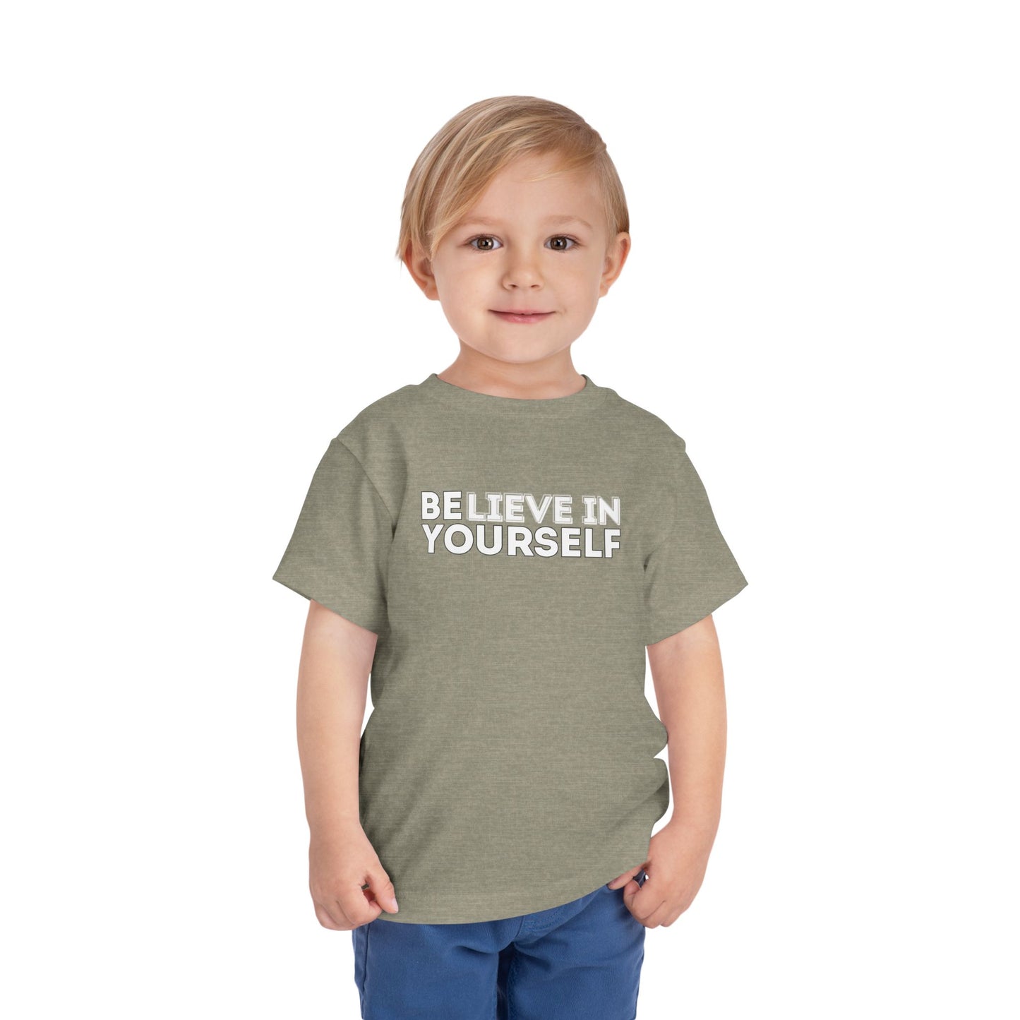Believe In Yourself - Unisex Toddler/Kid - Front Print on Light & Dark Tees👕
