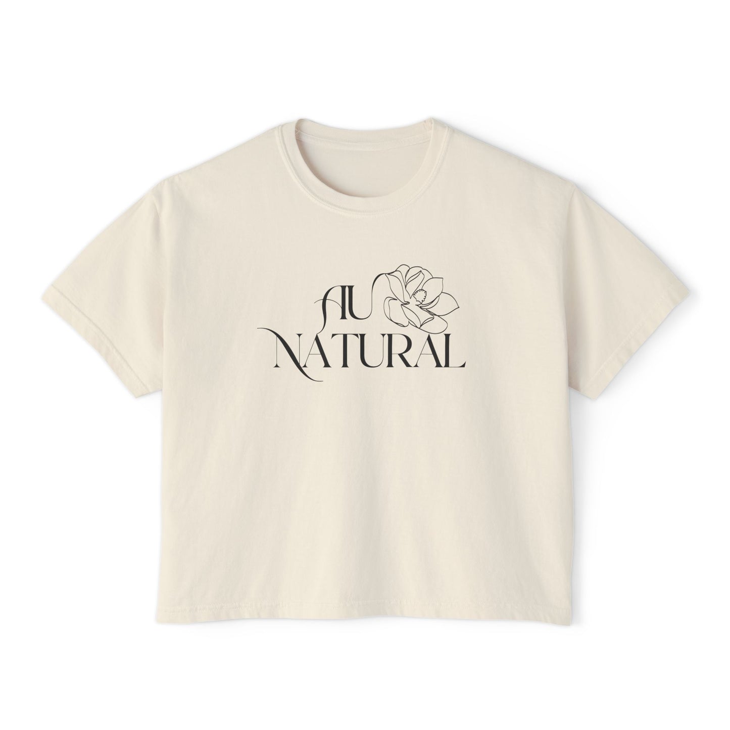 Au Natural - Woman's Boxy Tee 👕