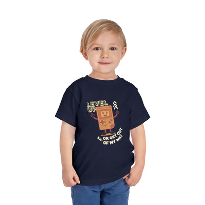 Level Up - Unisex Toddler/Kid - Front  Print on Light & Dark Tees 👕