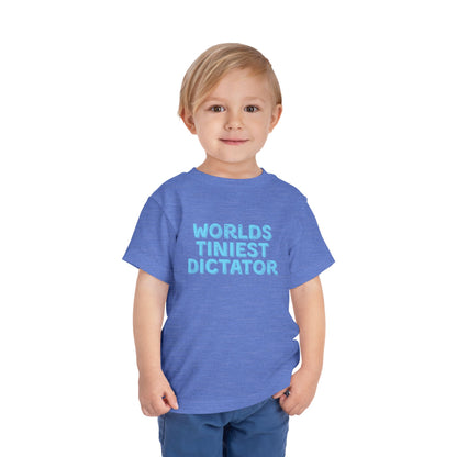 Tiniest Dictator - Unisex Toddler/Kid - Front & Back Print on Light & Dark Tees👕