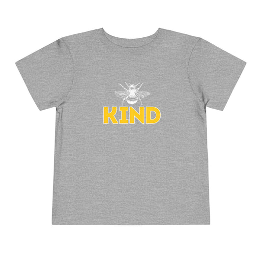 Bee Kind - Unisex Toddler/Kid - Front Print on Light & Dark Tees👕