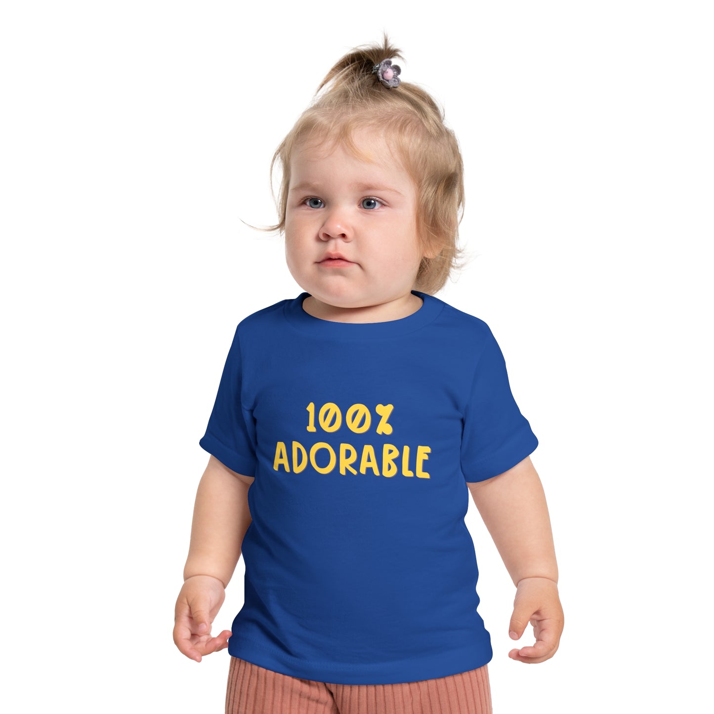 100% Adorable - Unisex Baby/Toddler - on Light & Dark Tees👕