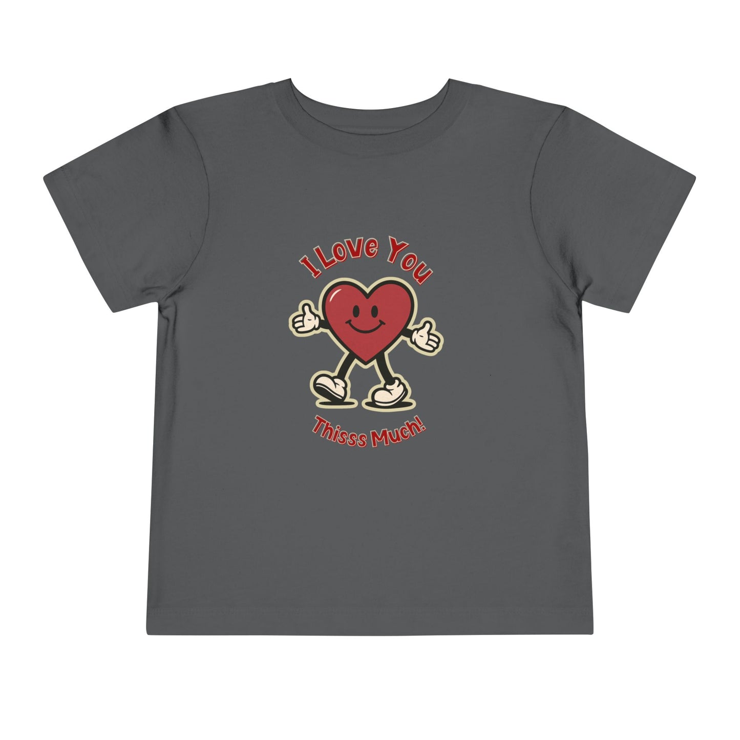 I Love You - Unisex Toddler/Kids - Front Print on Light & Dark Tees👕