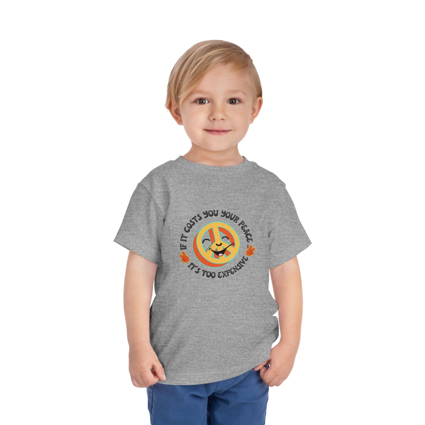 Too Expensive - Unisex Toddler/Kid - Front  Print on Light & Dark Tees 👕