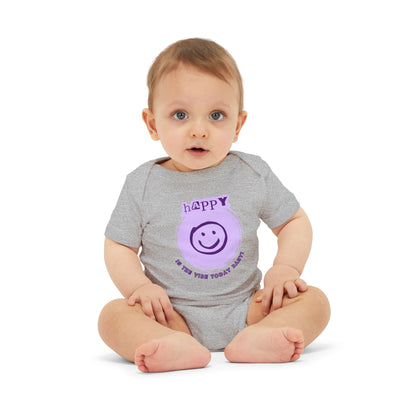 Happy Is The Vibe - Unisex Baby - on Light & Dark Onsies👕