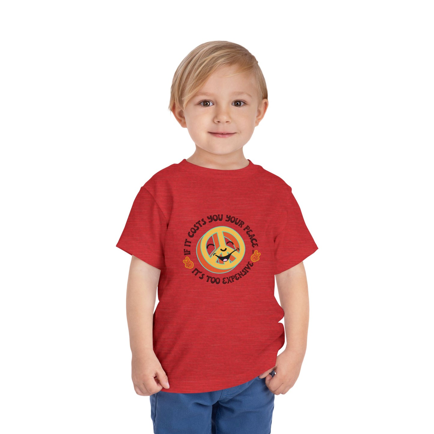 Too Expensive - Unisex Toddler/Kid - Front  Print on Light & Dark Tees 👕