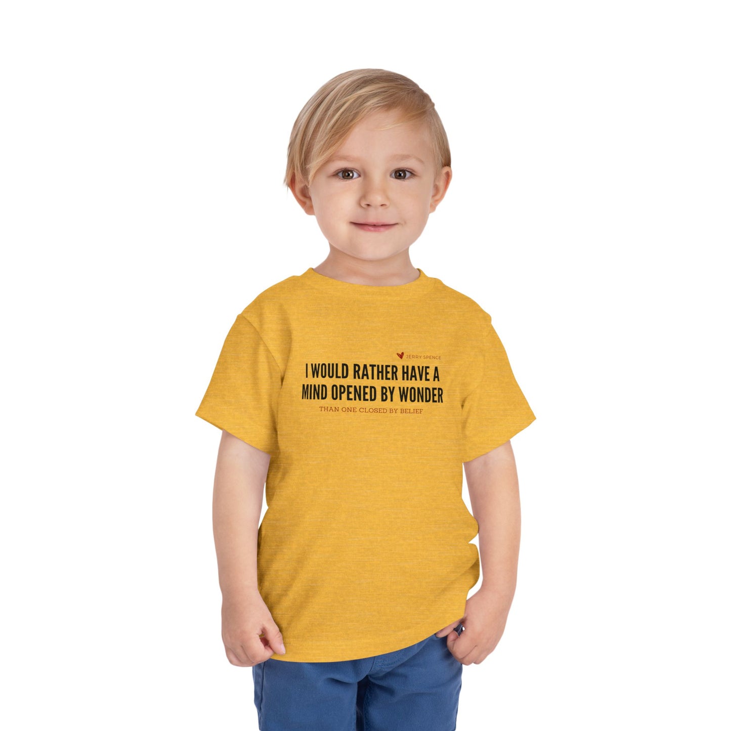 Mind Opened By Wonder - Unisex Toddler/Kid - Front Print on Light & Dark Tees👕