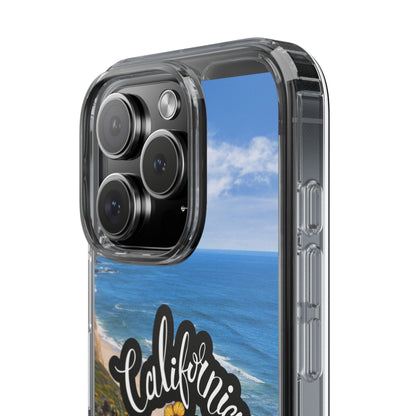 Rebuild California  - Phone Case - Clear Cases with Sunset Design📱