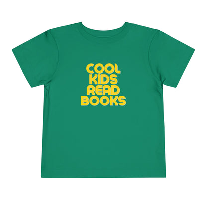 Cool Kids Read Books - Unisex Toddler/Kid - Front Print on Light & Dark Tees👕