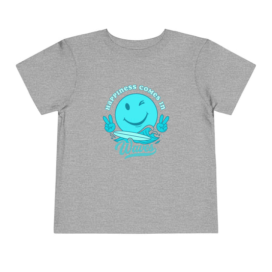 Happiness in Waves- Toddler/Kid  - on Light & Dark Tees👕