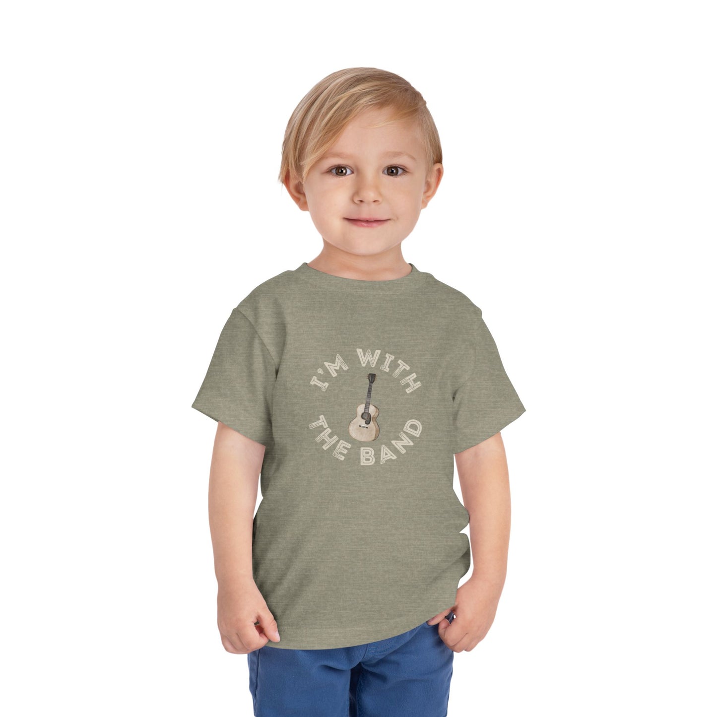 With The Band - Unisex Toddler/Kid - Front & Back Print on Light & Dark Tees👕