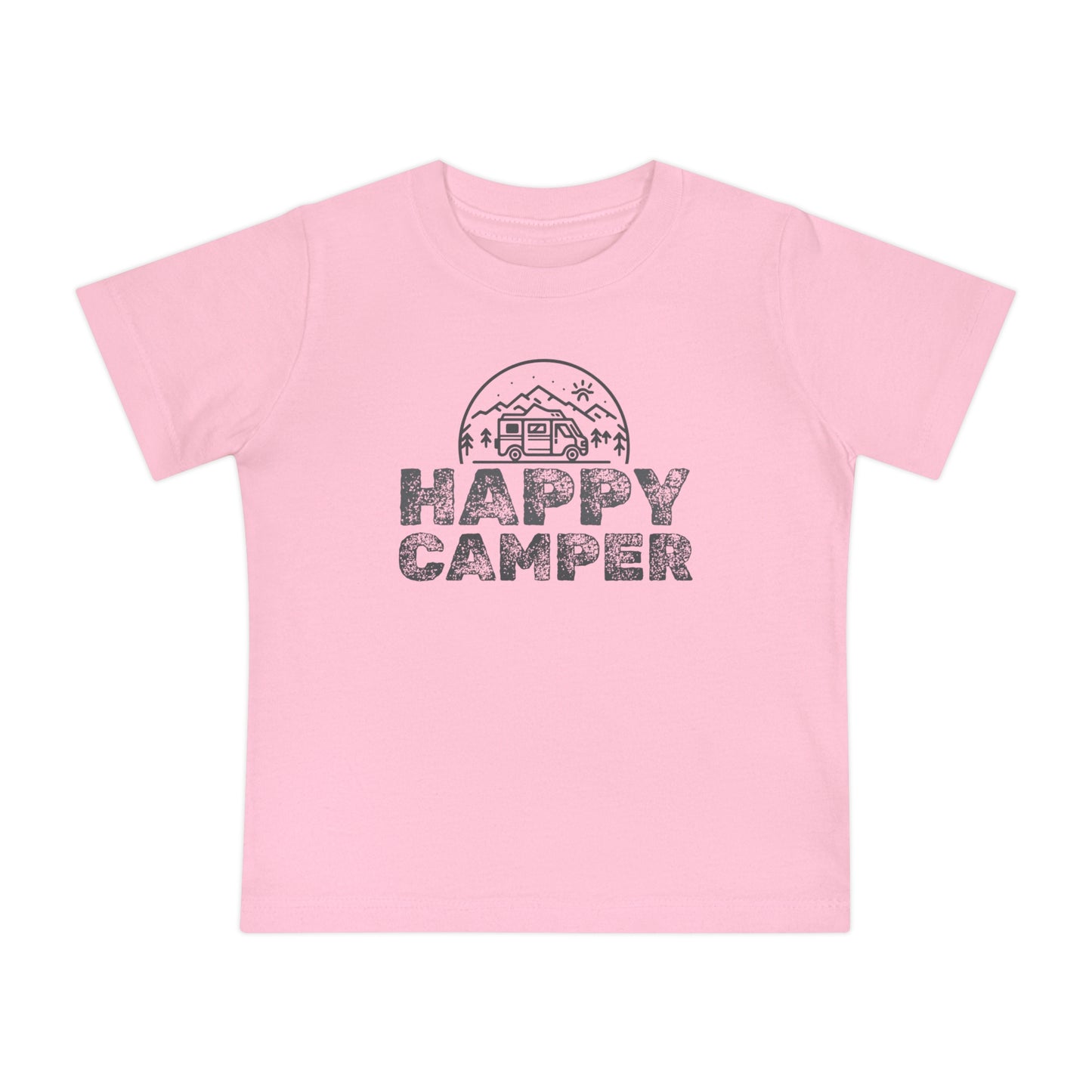 Happy Camper - Unisex Baby/Toddler - on Light & Dark Tees👕