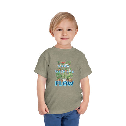 Grow With The Flow - Unisex Toddler/Kid - Front & Back Print on Light & Dark Tees👕