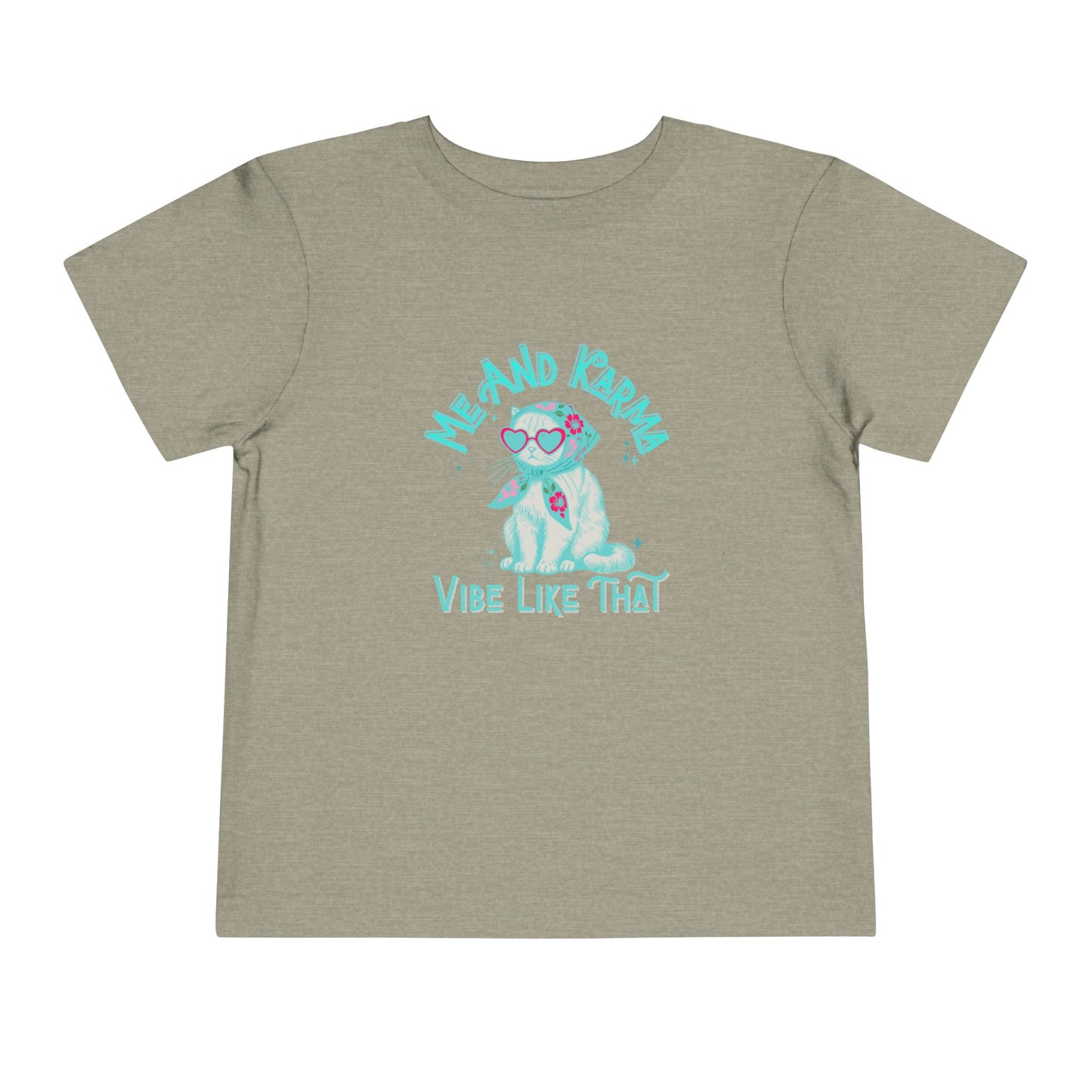 Karma Vibe - Toddler Unisex - Front Print on Light & Dark Tees👕