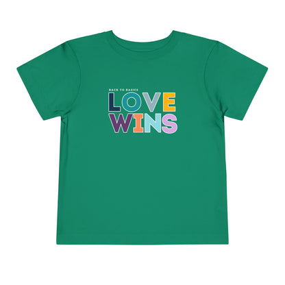 Love Wins - Unisex Toddler/Kid - Front Print on Light & Dark Tees👕