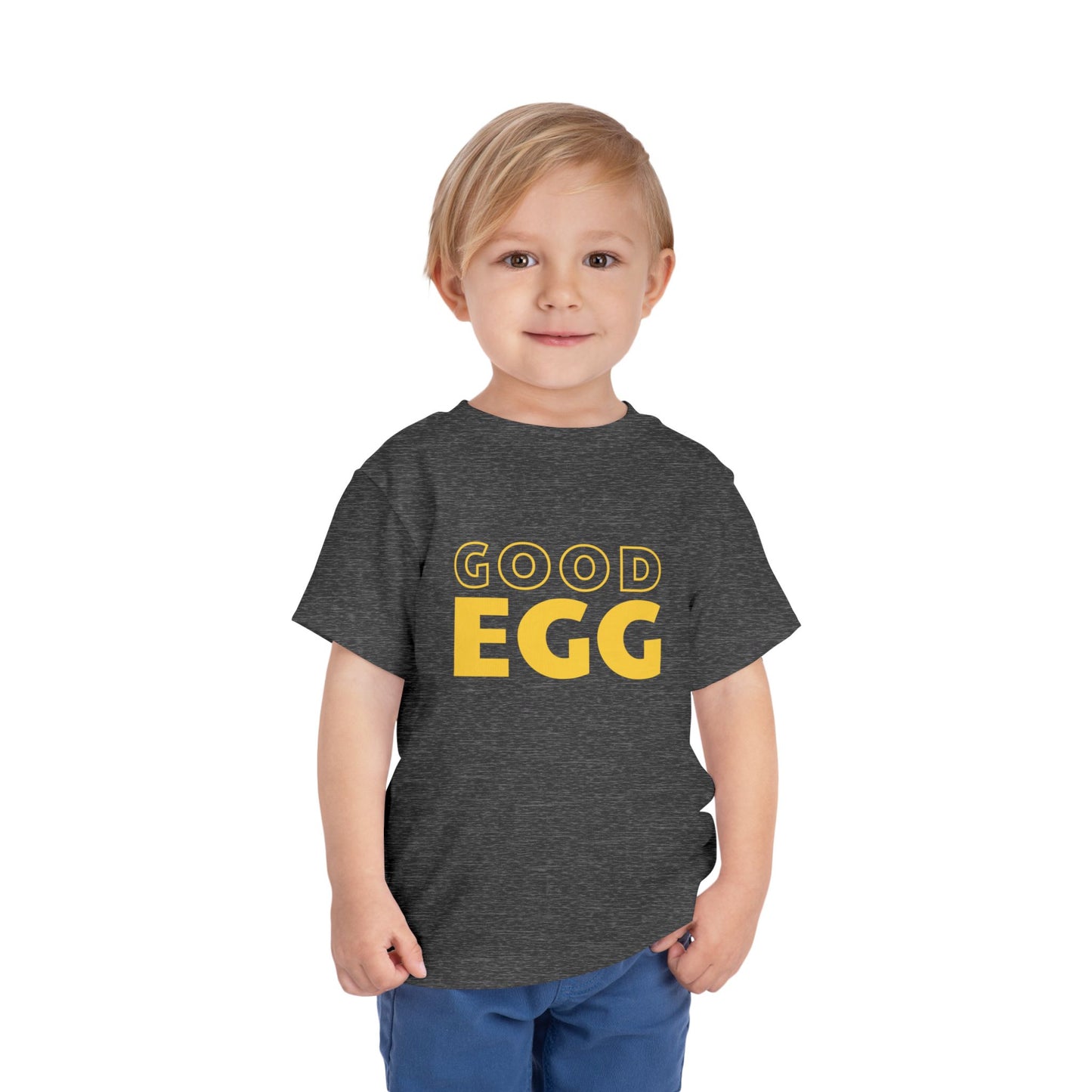 Good Egg - Unisex Toddler/Kid - Front  Back Print on Light & Dark Tees 👕