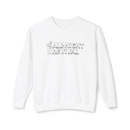 All Night Revival - Unisex - On Dark Lightweight Crewneck Sweatshirt 👕