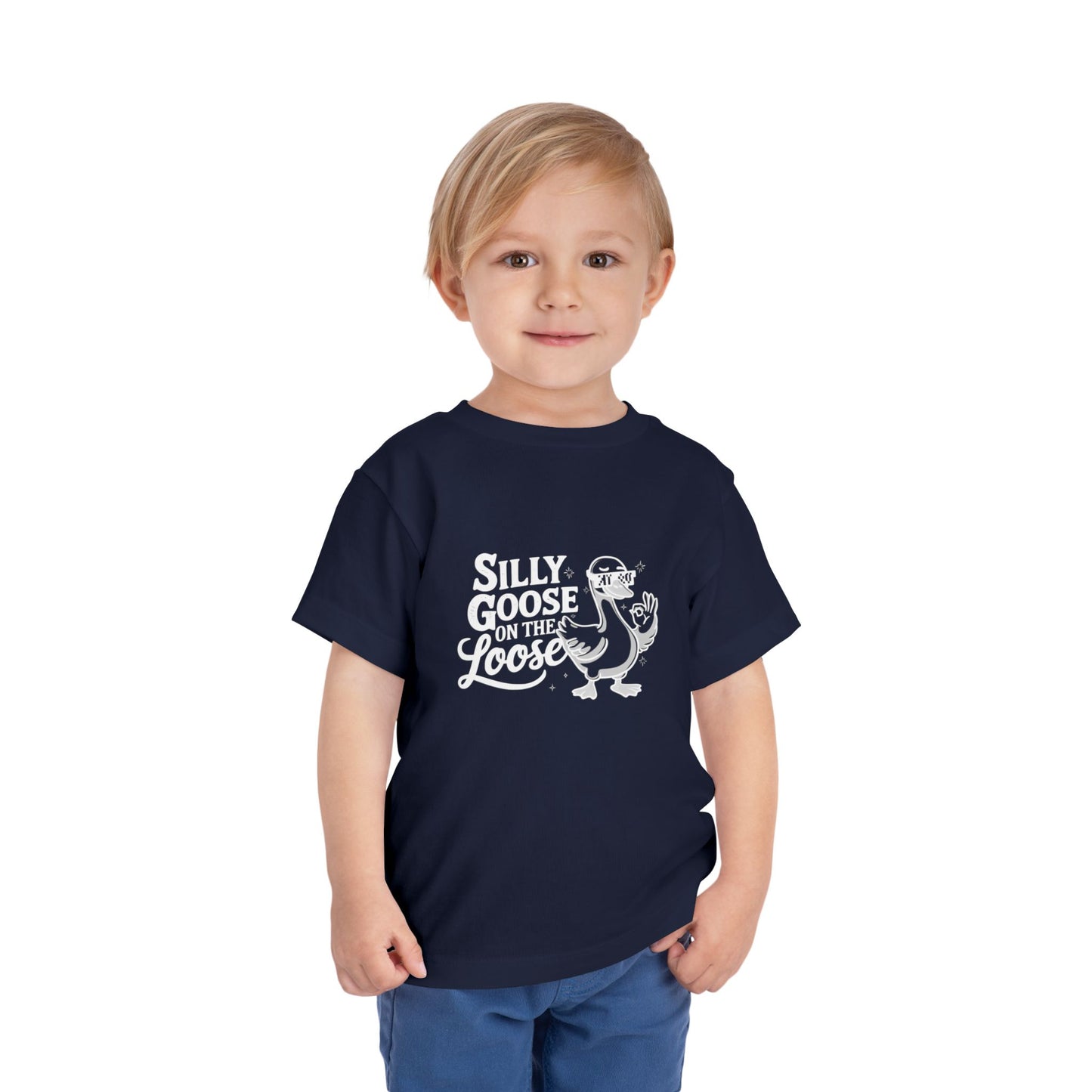 Loose Silly Goose - Toddler Unisex - Front Print on Light & Dark Tees👕