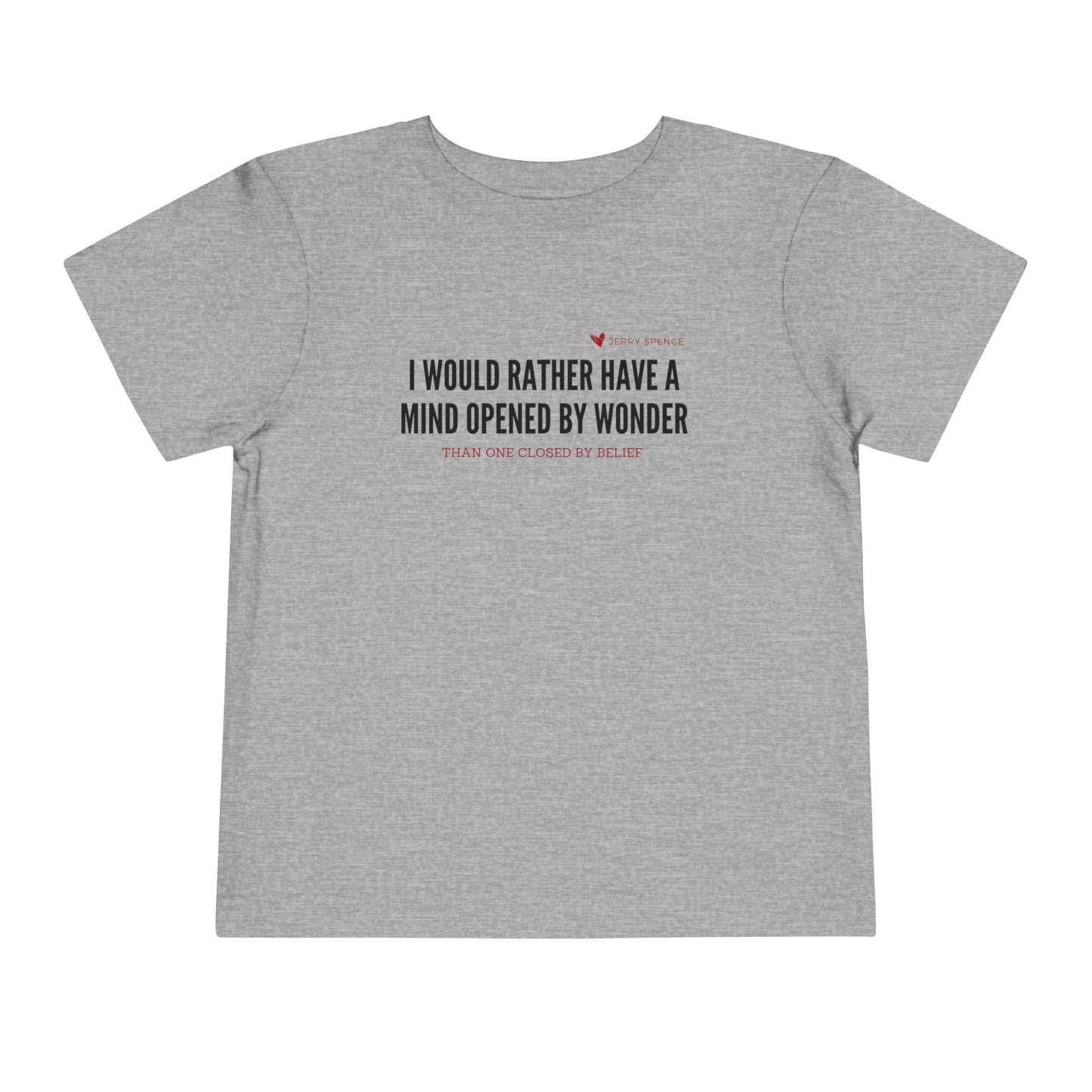 Mind Opened By Wonder - Unisex Toddler/Kid - Front Print on Light & Dark Tees👕