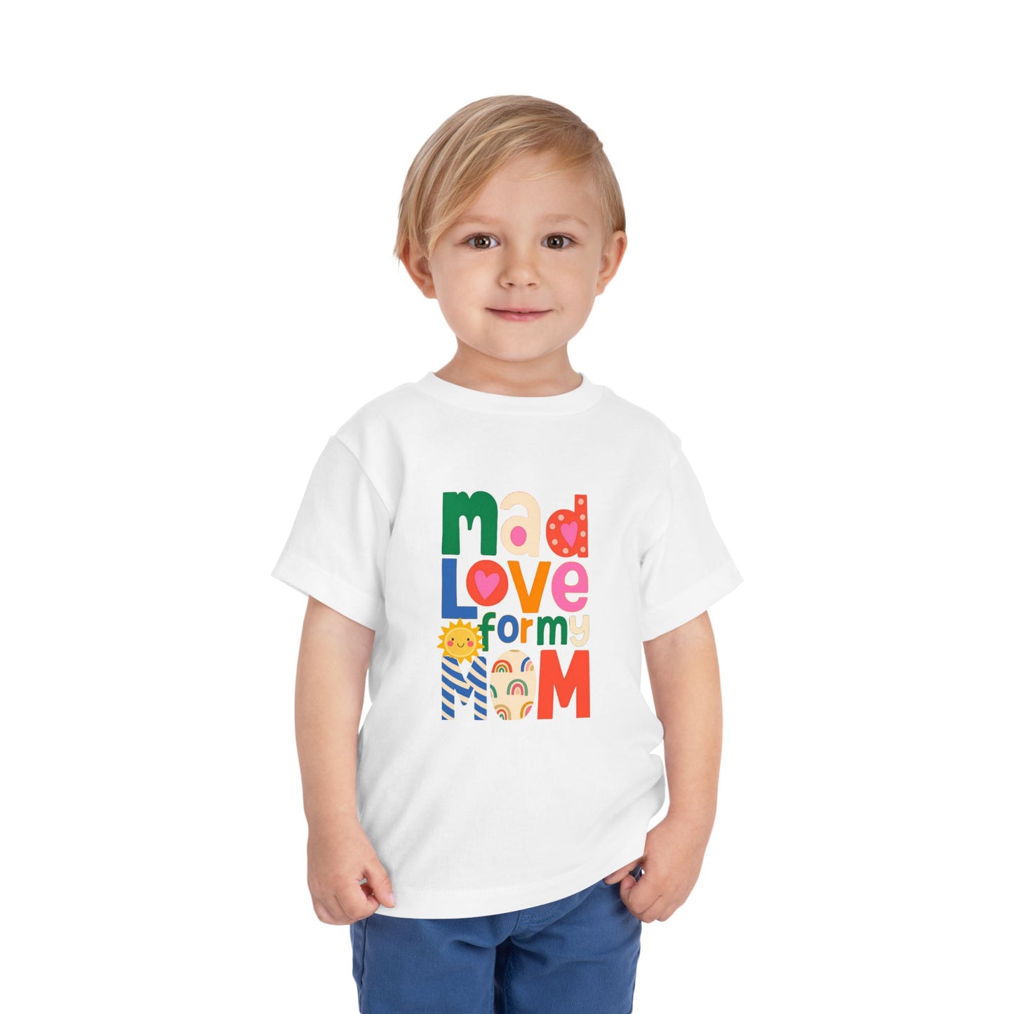 Mad Mom Love - Unisex Toddler/Kid - Front  Print on Light & Dark Tees 👕