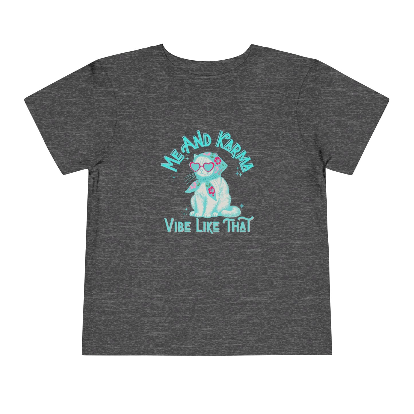 Karma Vibe - Toddler Unisex - Front Print on Light & Dark Tees👕