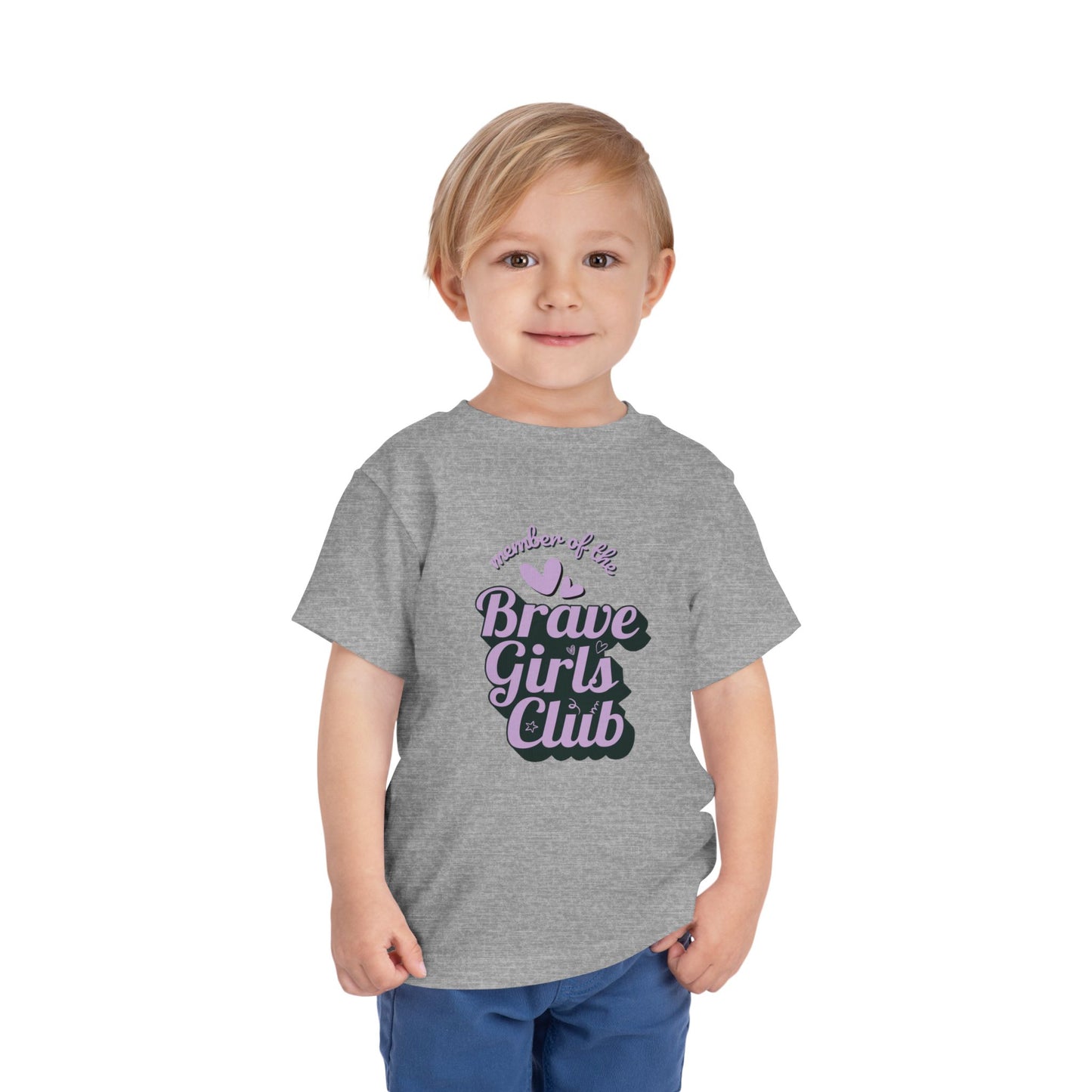 Brave Girls Club - Unisex Toddler/Kid - Front  Print on Light & Dark Tees 👕