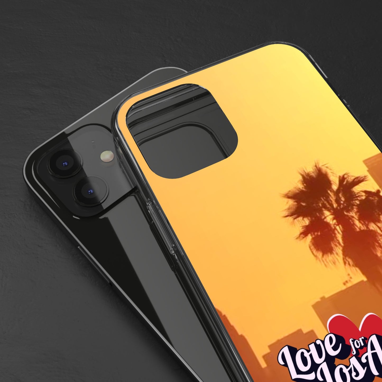 Love 4 Los Angeles  - Phone Case - Clear Cases with Sunset Design📱
