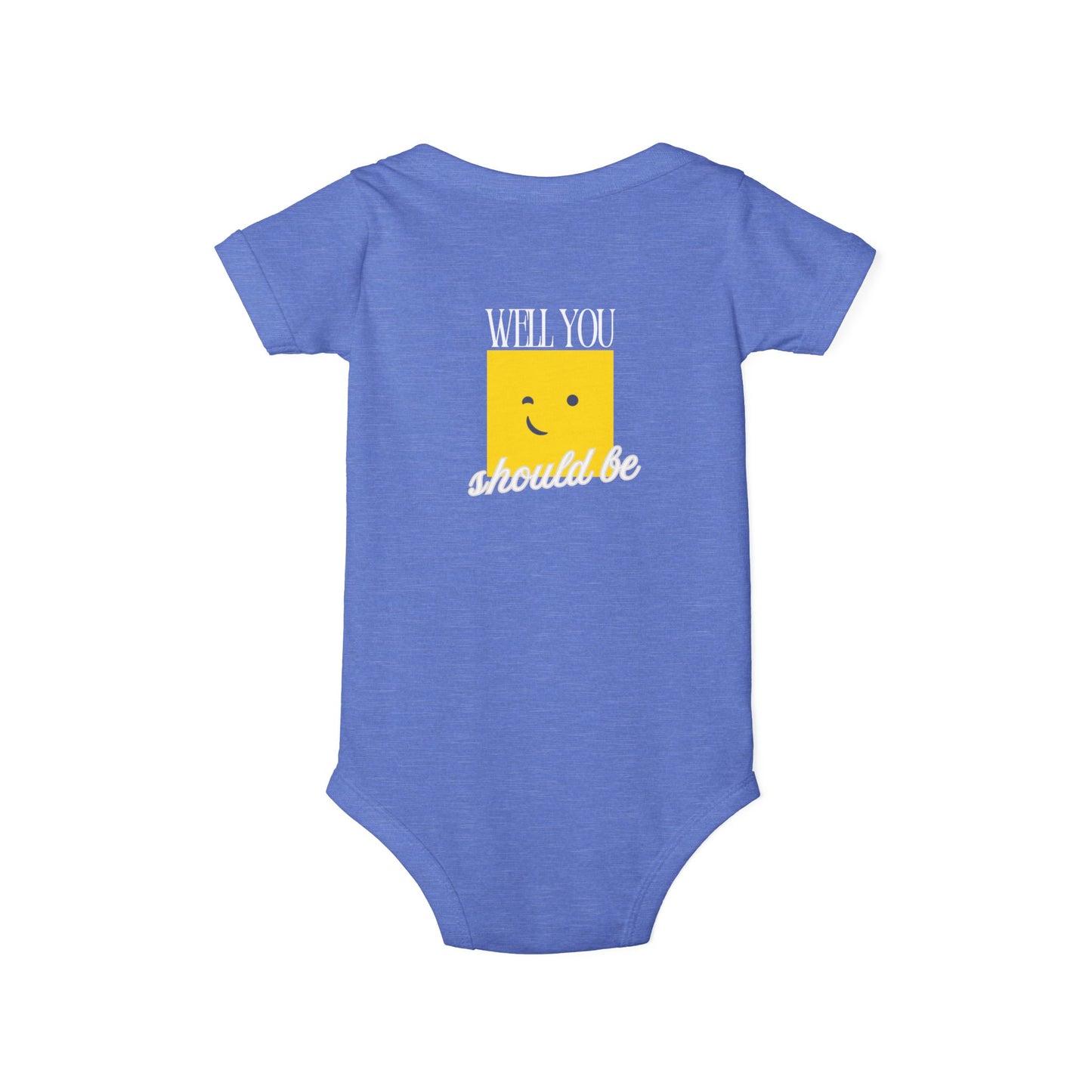 Little Old Me - Unisex Baby - Front & Back Print on Light & Dark Onsies👕
