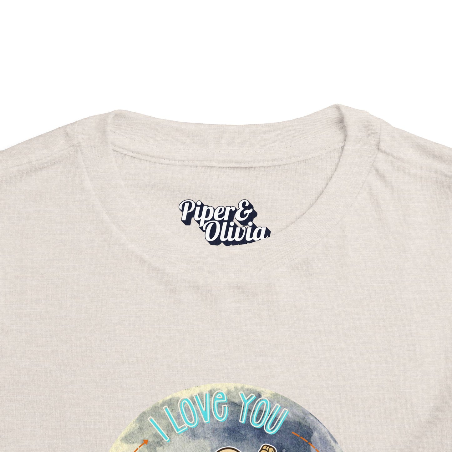 To The Moon - Unisex Toddler/Kid - Front  Print on Light & Dark Tees 👕