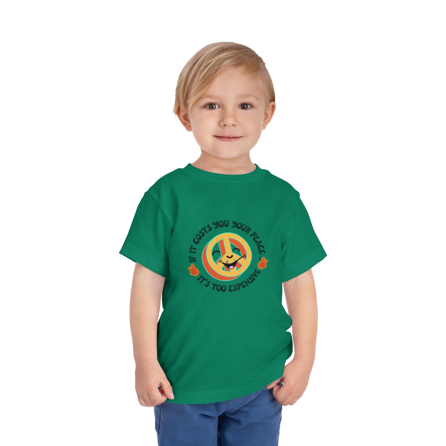 Too Expensive - Unisex Toddler/Kid - Front  Print on Light & Dark Tees 👕