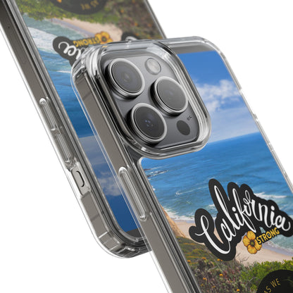 Rebuild California  - Phone Case - Clear Cases with Sunset Design📱