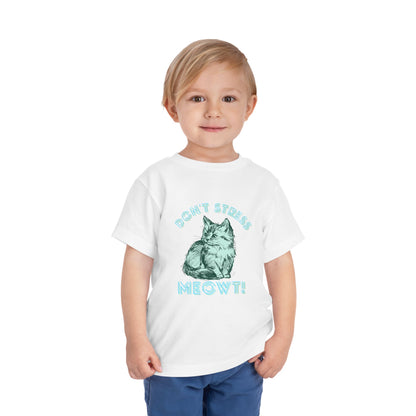 Stress Meowt - Unisex Toddler/Kid - Front  Print on Light & Dark Tees 👕