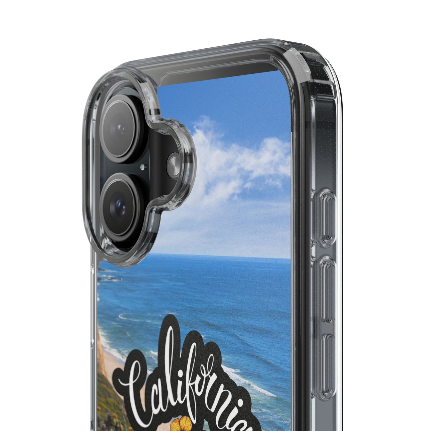 Rebuild California  - Phone Case - Clear Cases with Sunset Design📱