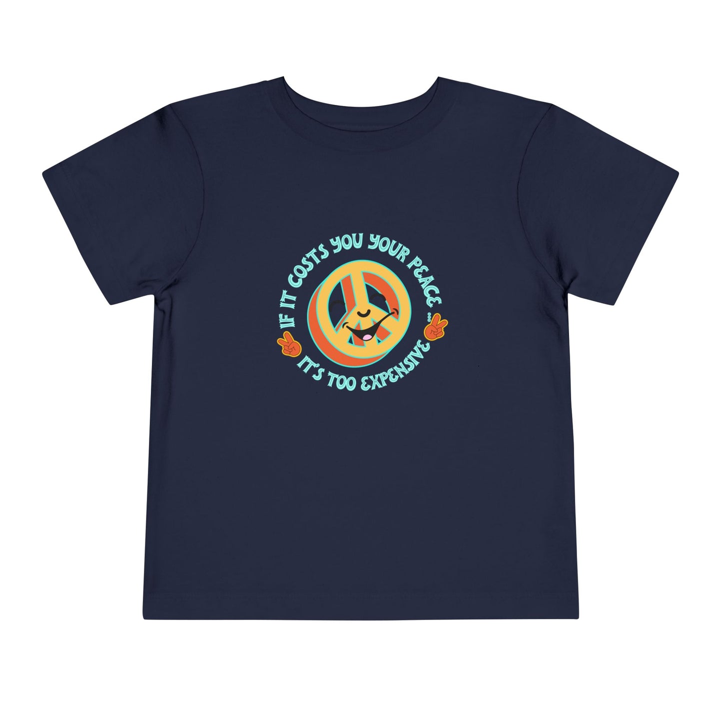 Too Expensive - Unisex Toddler/Kid - Front  Print on Light & Dark Tees 👕