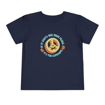 Too Expensive - Unisex Toddler/Kid - Front  Print on Light & Dark Tees 👕