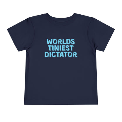 Tiniest Dictator - Unisex Toddler/Kid - Front & Back Print on Light & Dark Tees👕