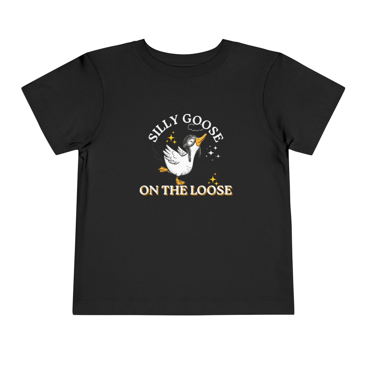 Silly Goose - Unisex Toddler/Kid - Front Print on Light & Dark Tees 👕
