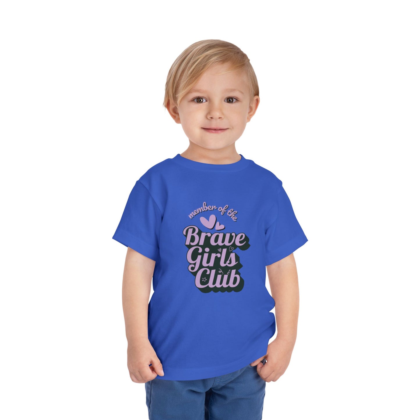 Brave Girls Club - Unisex Toddler/Kid - Front  Print on Light & Dark Tees 👕