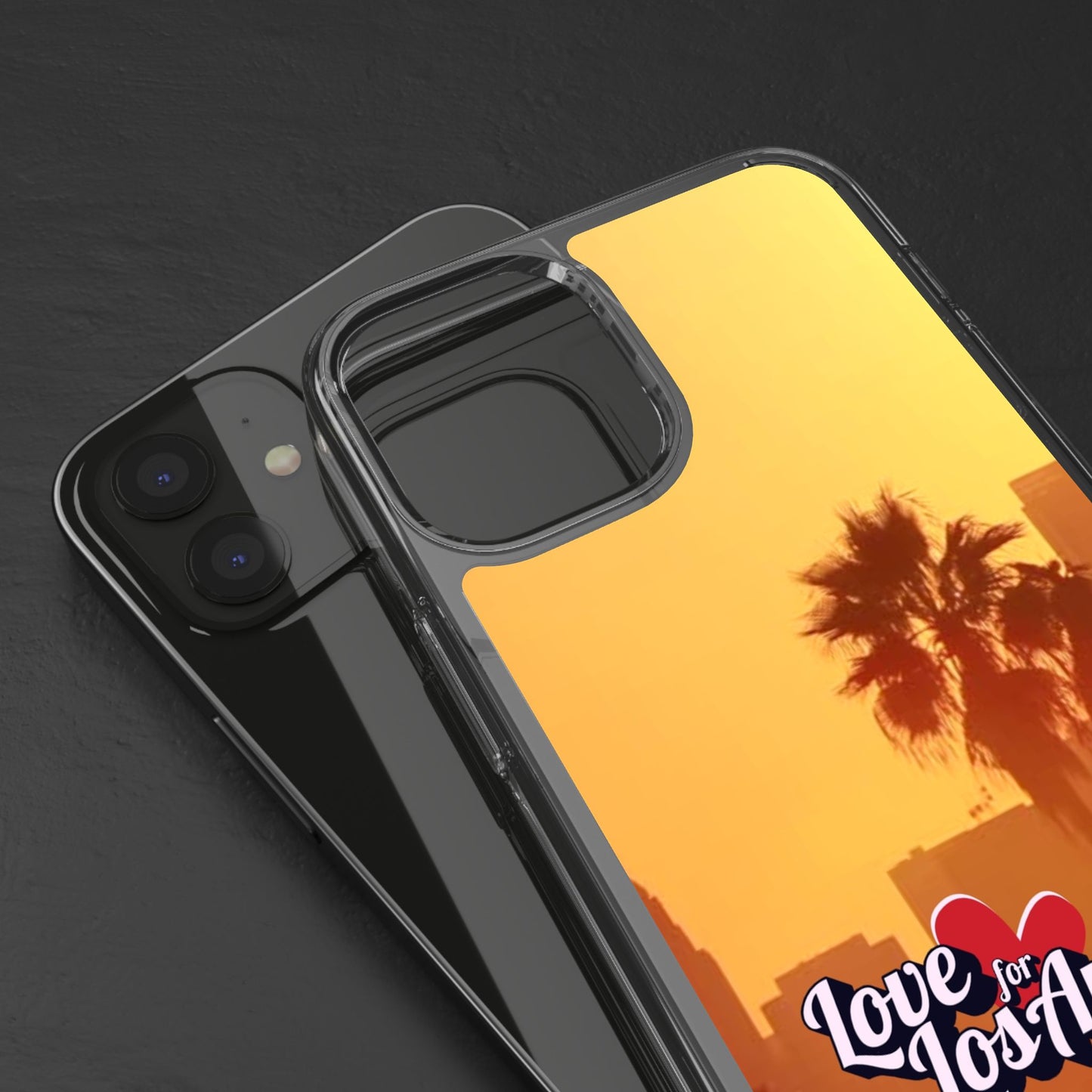 Love 4 Los Angeles  - Phone Case - Clear Cases with Sunset Design📱