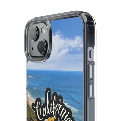 Rebuild California  - Phone Case - Clear Cases with Sunset Design📱