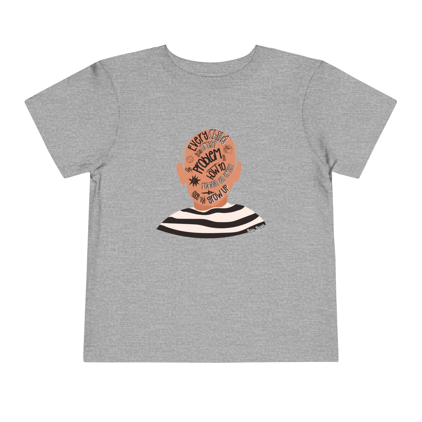 Every Child Is An Artist - Unisex Toddler/Kid - Front Print on Light & Dark Tees👕