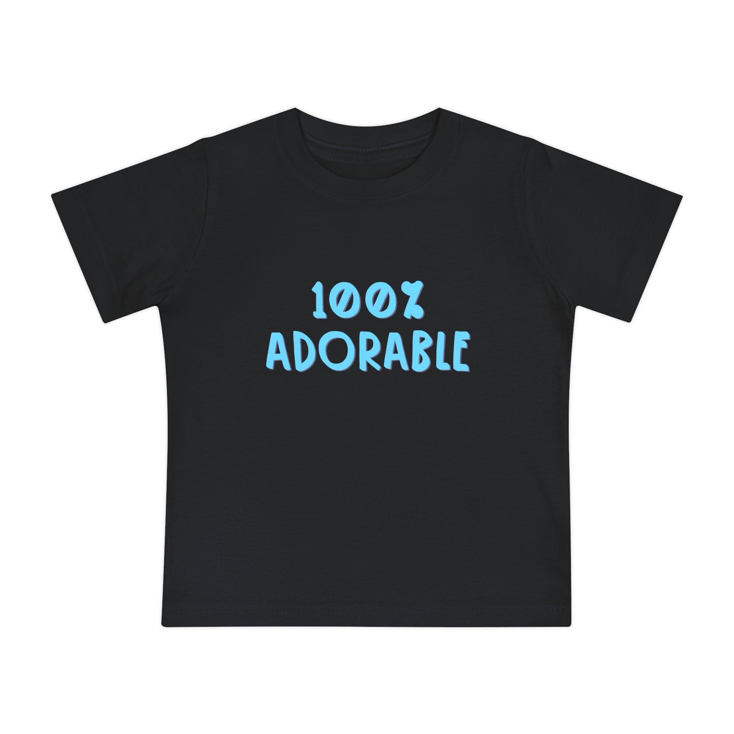 100% Adorable - Unisex Baby/Toddler - on Light & Dark Tees👕