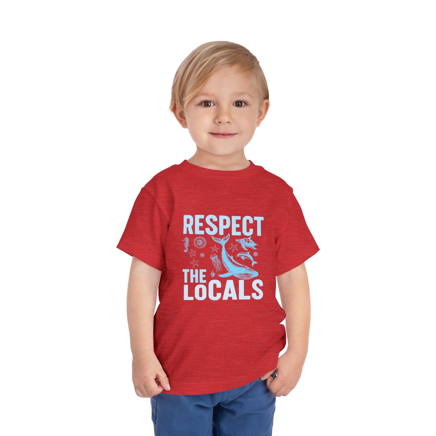 Respect Locals - Front Print on Light & Dark Tees 👕