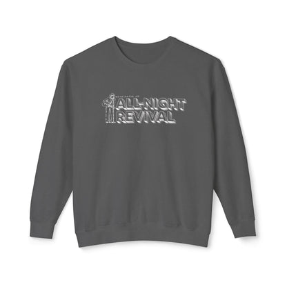 All Night Revival - Unisex - On Dark Lightweight Crewneck Sweatshirt 👕