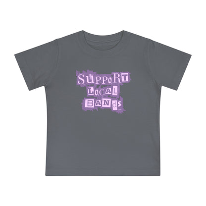Rustic Support Local Bands - Unisex Baby/Toddler - on Light & Dark Tees👕