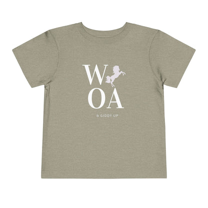 WHOA - Unisex Toddler/Kid - Front Print on Light & Dark Tees👕