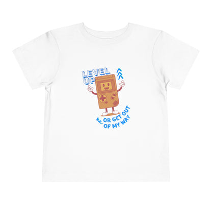 Level Up - Unisex Toddler/Kid - Front  Print on Light & Dark Tees 👕