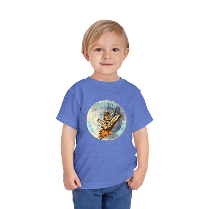 To The Moon - Unisex Toddler/Kid - Front  Print on Light & Dark Tees 👕