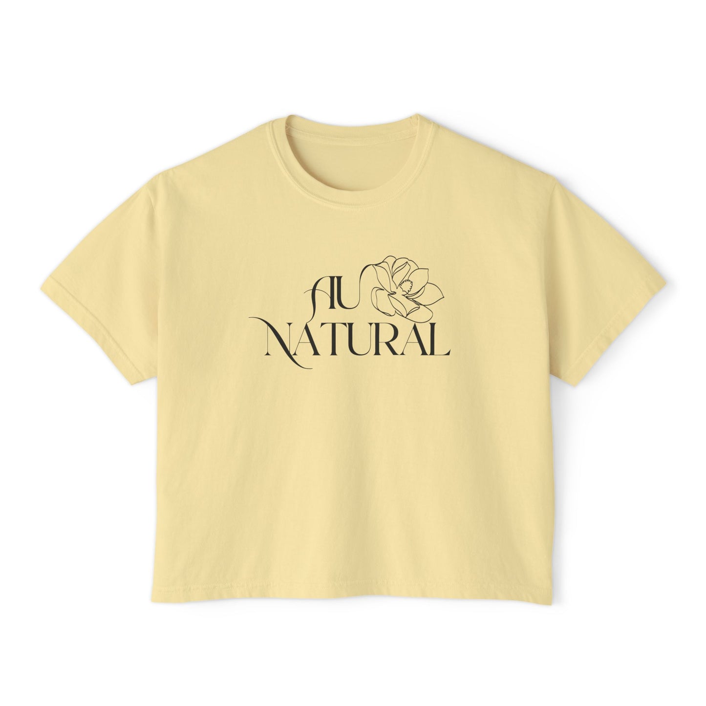 Au Natural - Woman's Boxy Tee 👕